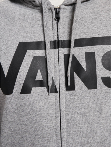 VANS CLASSIC ZIP HOODIE II CEMENT HEATHER/BLACK